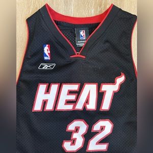 Authentic Reebok Adult Small Miami Heat Shaquille O’Neal Jersey Black